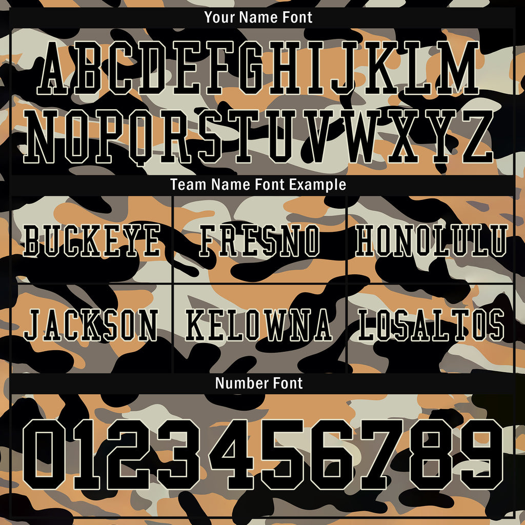 Custom Camo Personalized Authentic Football Jersey FBJ02-D06122