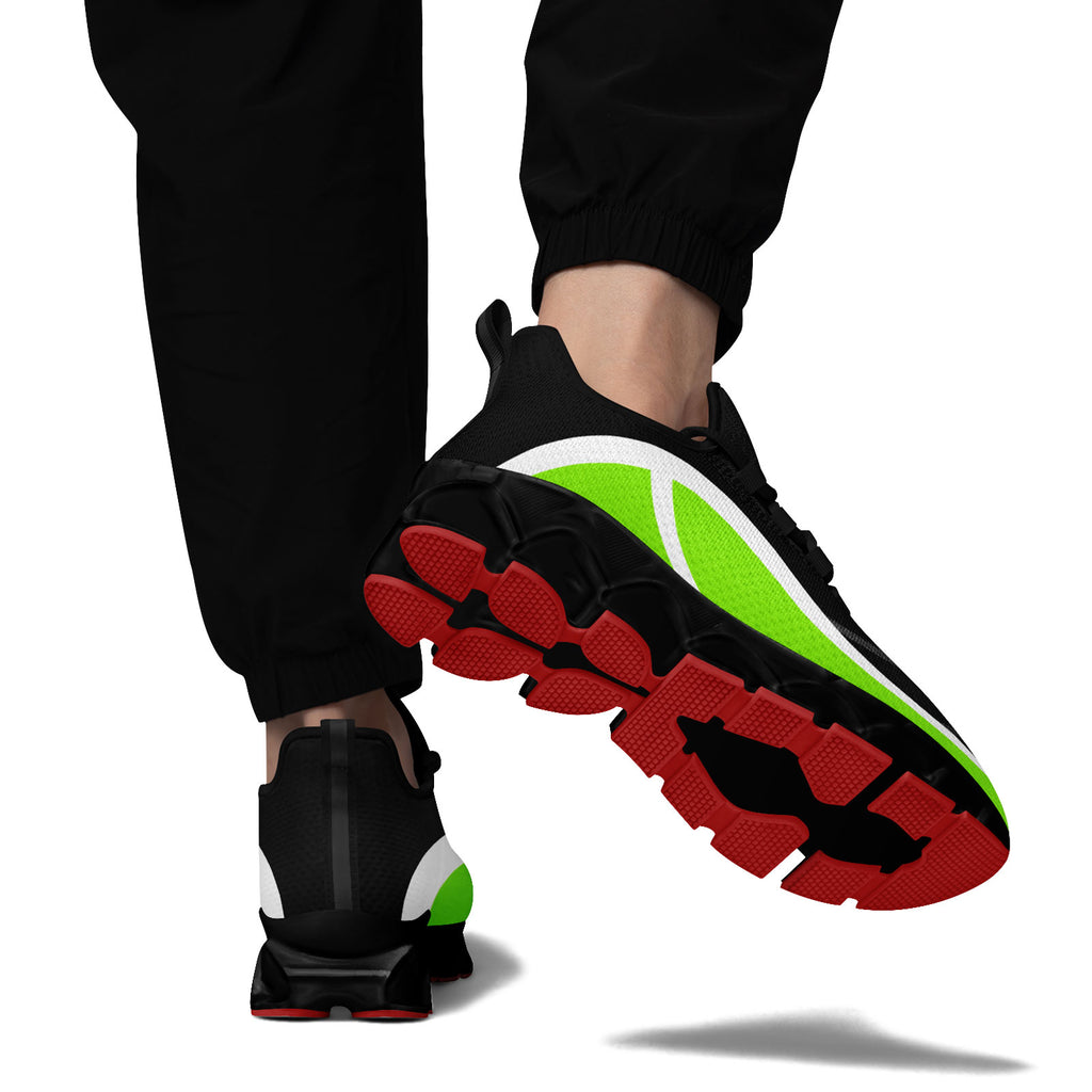 Custom Black Green Maxsoul Shoes Personalized Sneaker FN003XD-D020391-19