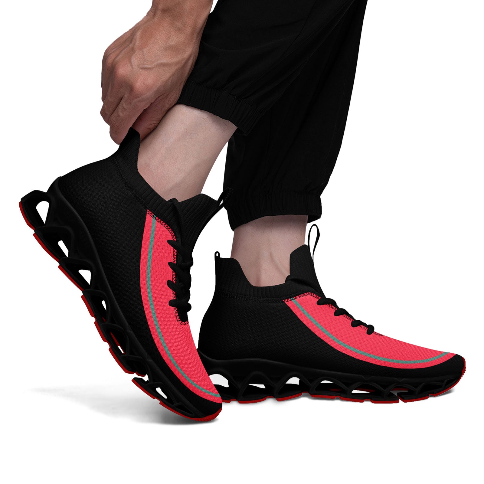 Custom Black Pink Maxsoul Shoes Personalized Sneaker FN030XD-D020388-10