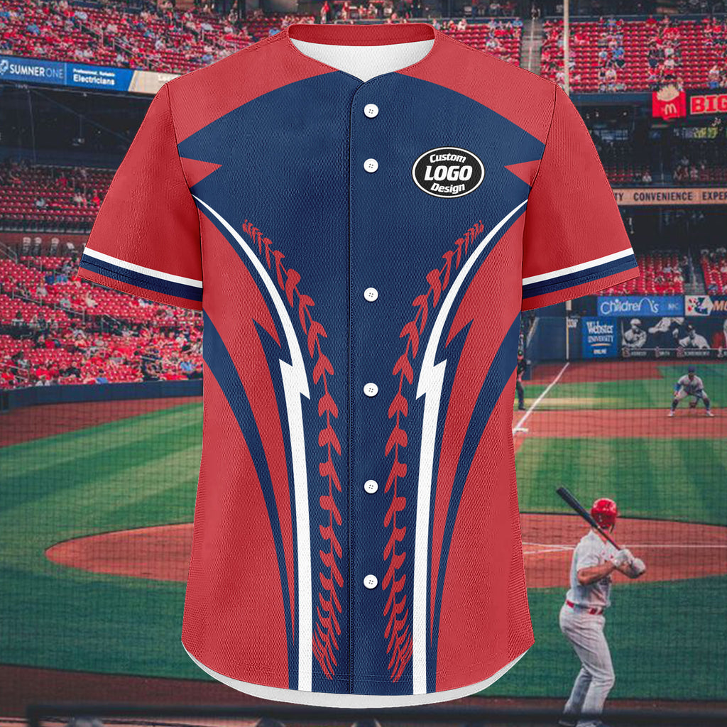 Custom Personalized Authentic Baseball Jersey BSBJ01-E023019-5