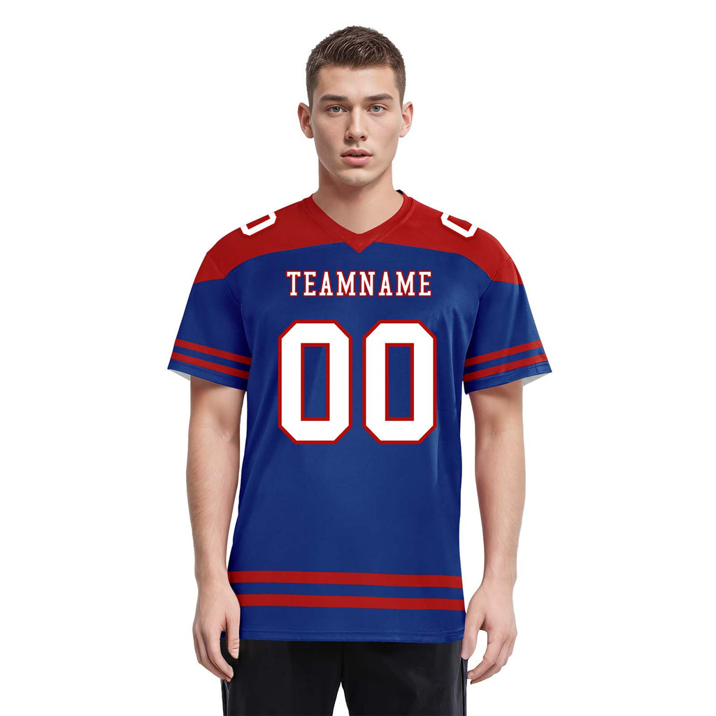 Custom New York Personalized Authentic Football Jersey FBJ02-E0607-18