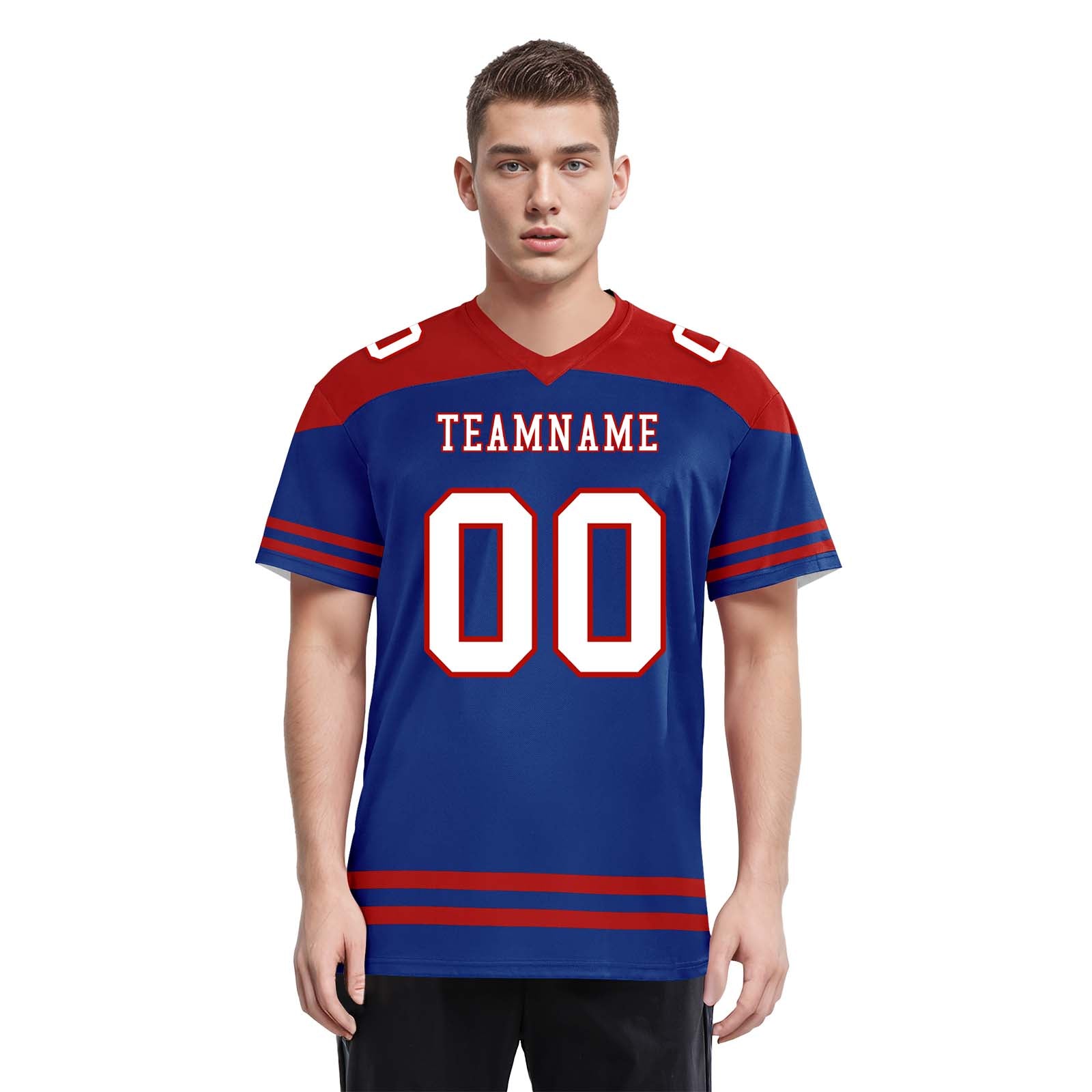 Custom New York Personalized Authentic Football Jersey FBJ02-E0607-18