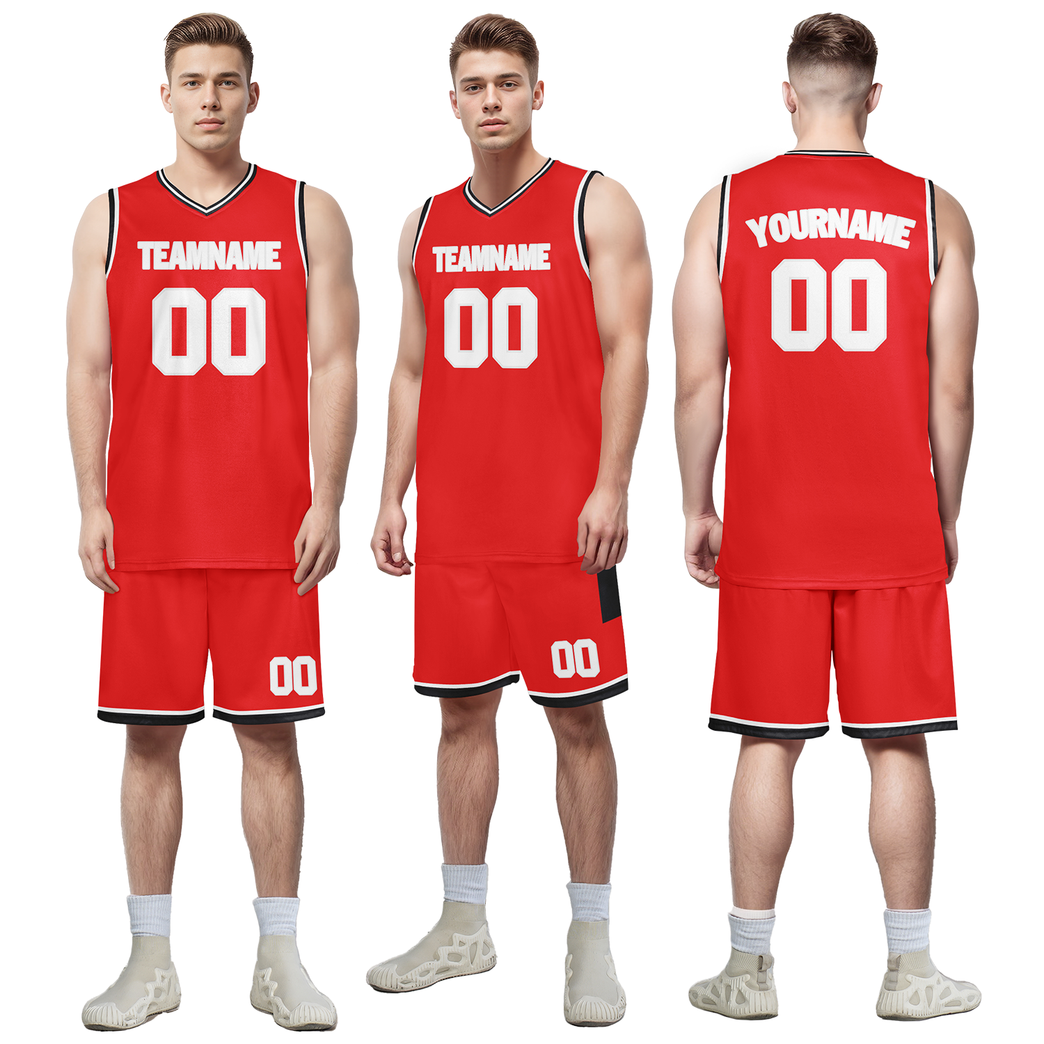 Custom Red Classic Style Sports Uniform Basketball Jersey BBJ01-bd0a70be