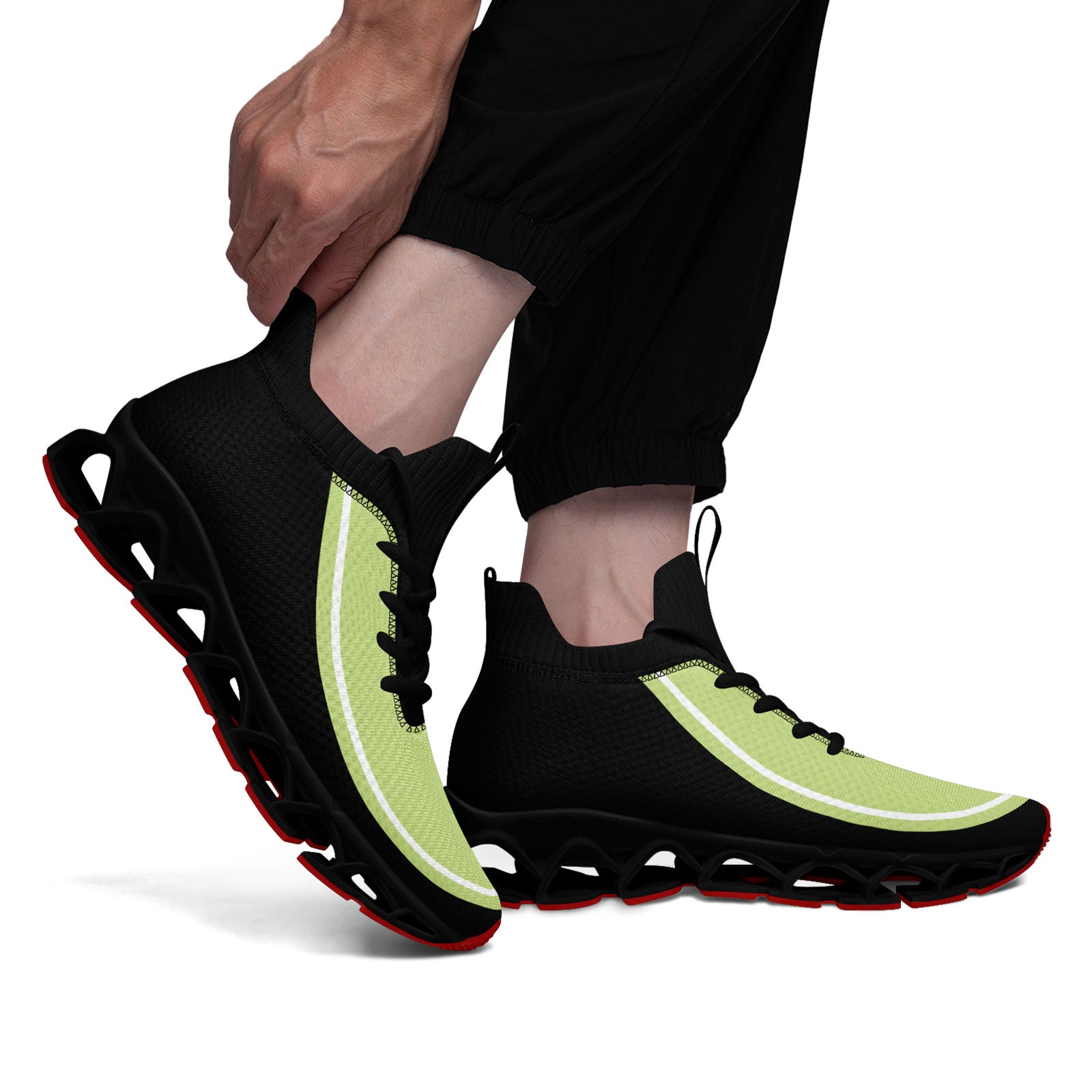 Custom Black Green Maxsoul Shoes Personalized Sneaker FN030XD-D020388-19