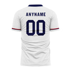 Custom England White Blue Soccer Sets Jersey Personalized SCJ101-D06144