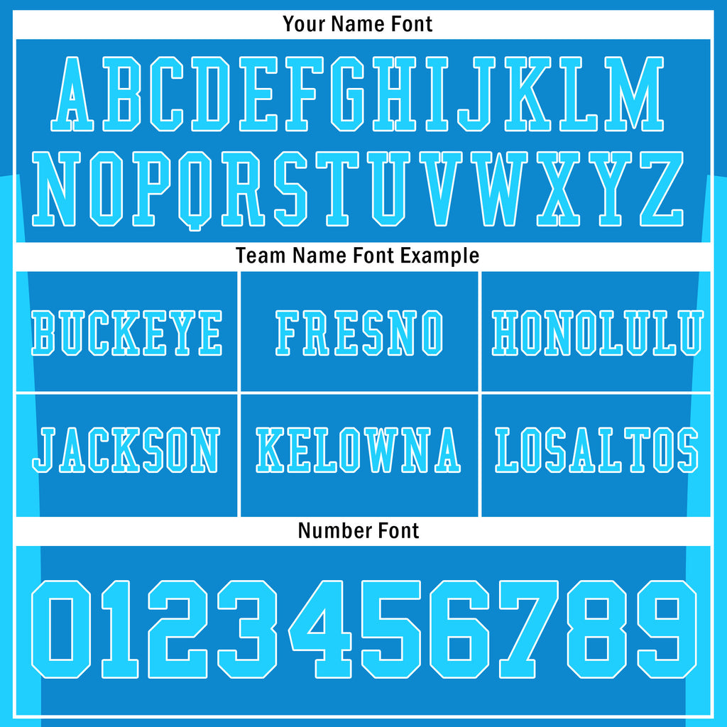 Custom Blue Striped Sleeves Personalized Authentic Football Jersey FBJ02-D06080