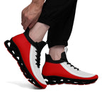 Custom Red Gray Maxsoul Shoes Personalized Sneaker FN030XD-D020388-21