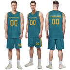 Custom Green Classic Style Sports Uniform Basketball Jersey BBJ01-D020105-13