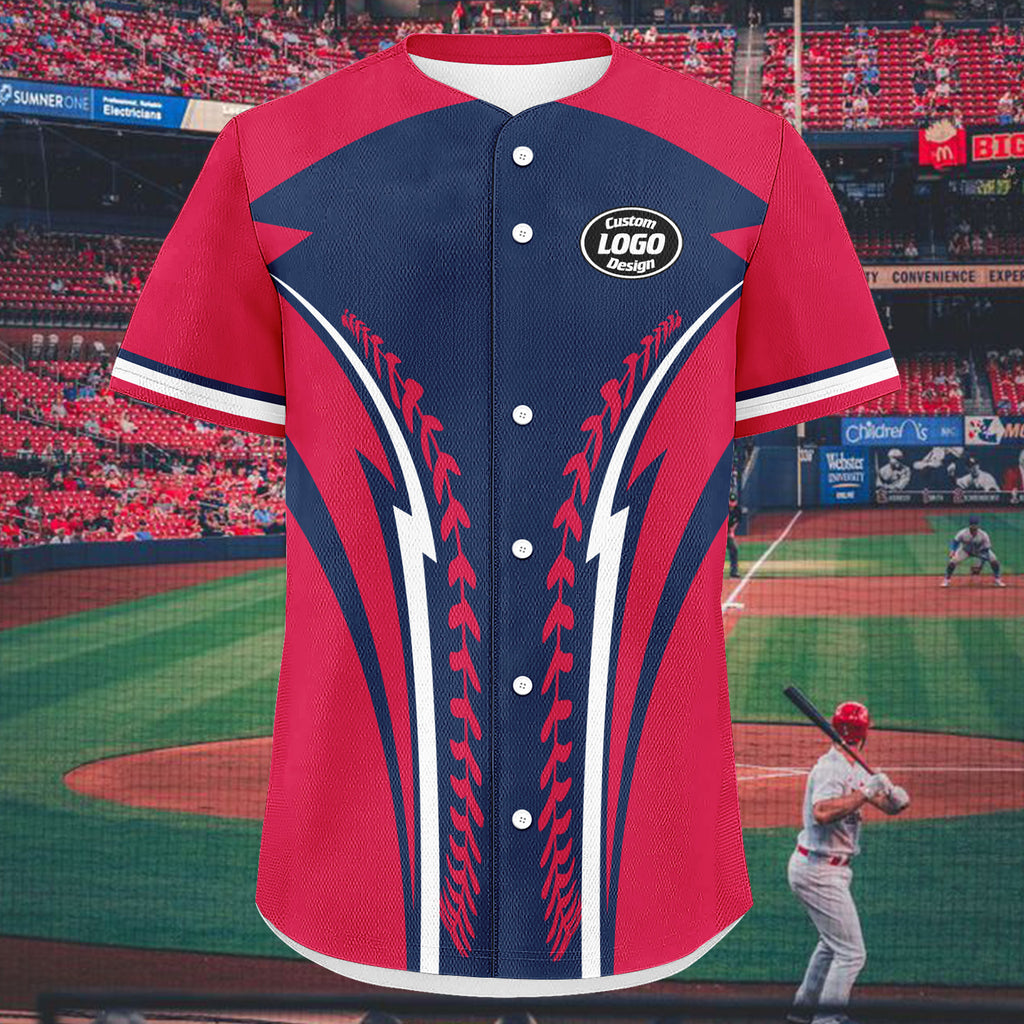Custom Personalized Authentic Baseball Jersey BSBJ01-E023019-3