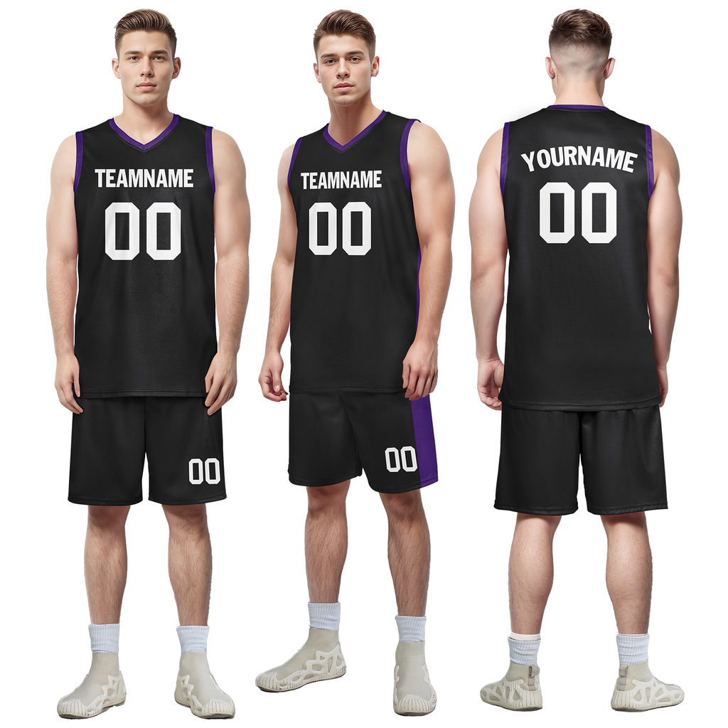 Custom Black Classic Style Sports Uniform Basketball Jersey BBJ01-bd0a70ce