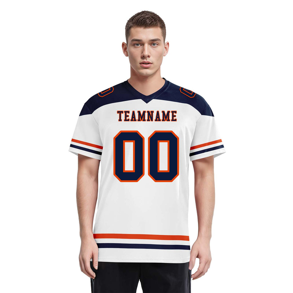 Custom Chicago Personalized Authentic Football Jersey FBJ02-E0607-21