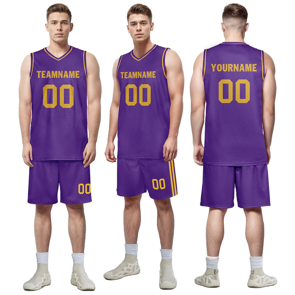 Custom Purple Classic Style Sports Uniform Basketball Jersey BBJ01-D020105-14