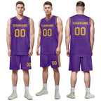 Custom Purple Classic Style Sports Uniform Basketball Jersey BBJ01-D020105-14