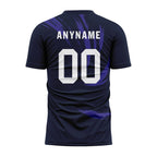 Custom Blue Purple Soccer Sets Jersey Personalized SCJ101-D28017