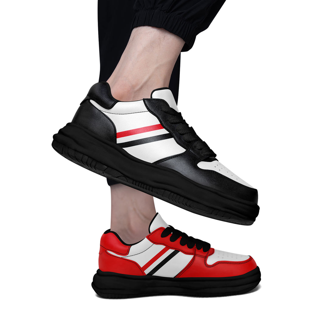 Custom Red Blue Houston Shoes Personalized Sneaker FN032-D020389-12