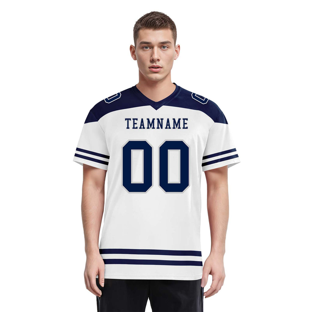 Custom Dallas Personalized Authentic Football Jersey FBJ02-E0607-20