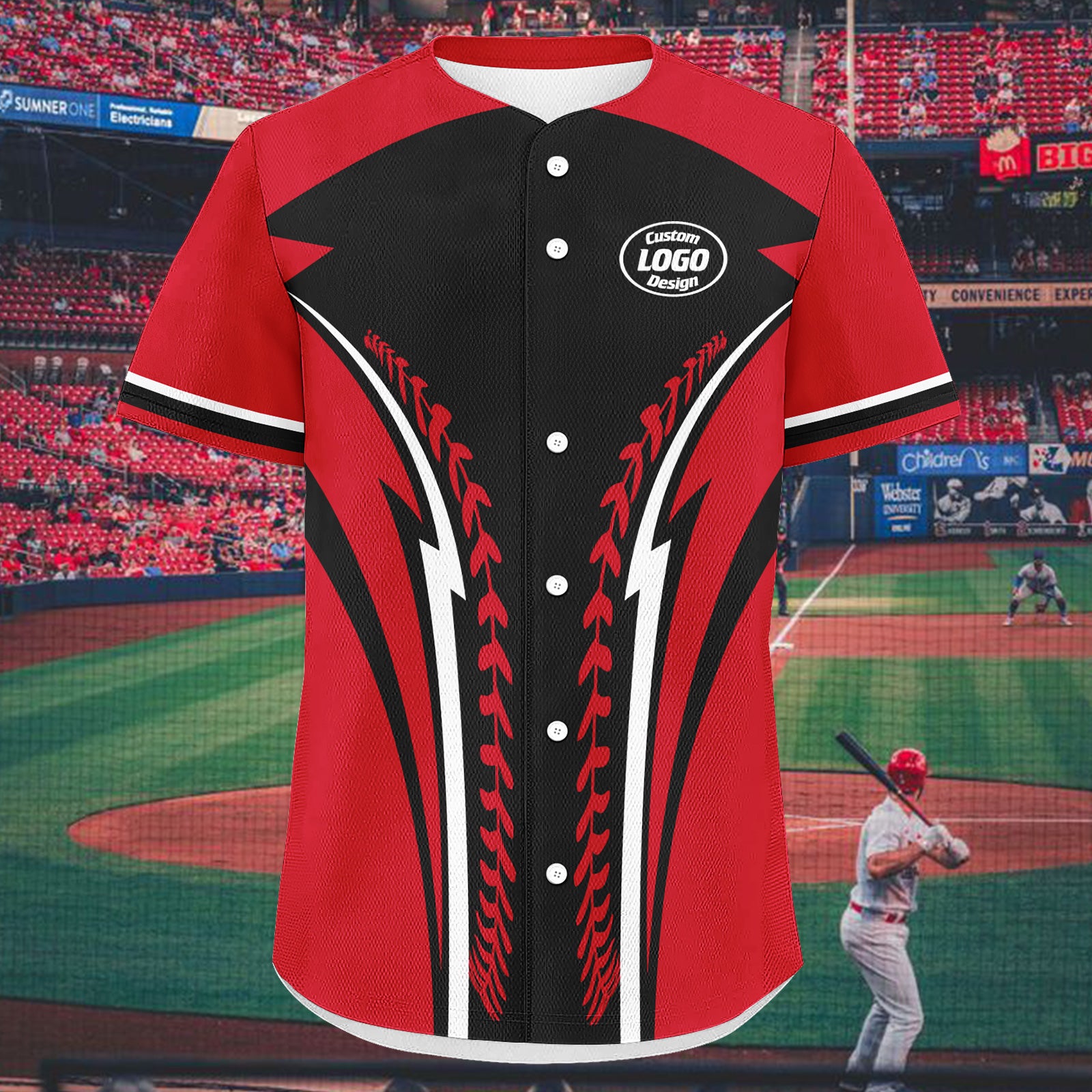 Custom Personalized Authentic Baseball Jersey BSBJ01-E023019-8