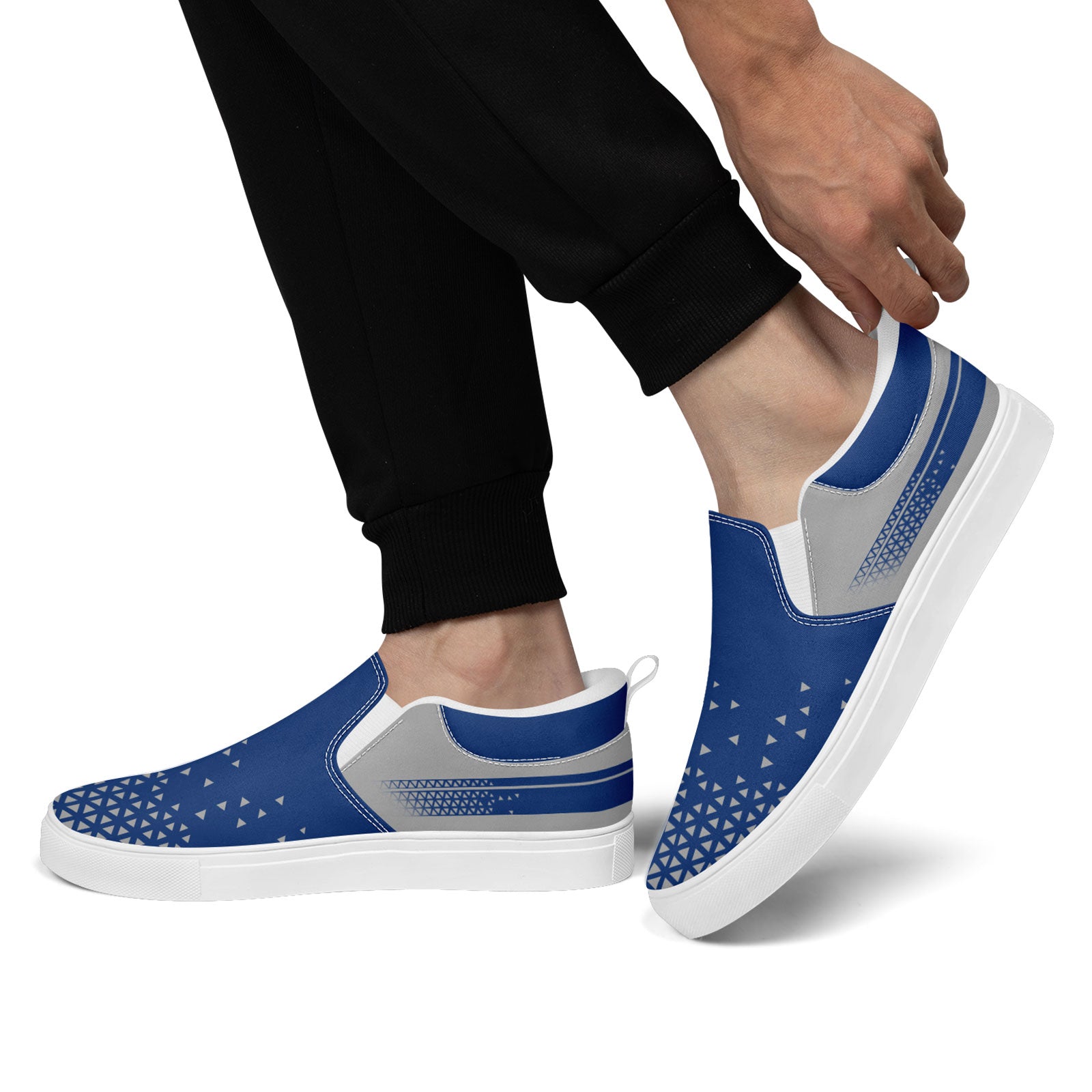 Custom Canvas Sneakers Personalized Slip On Shoes FN071-E023042-4