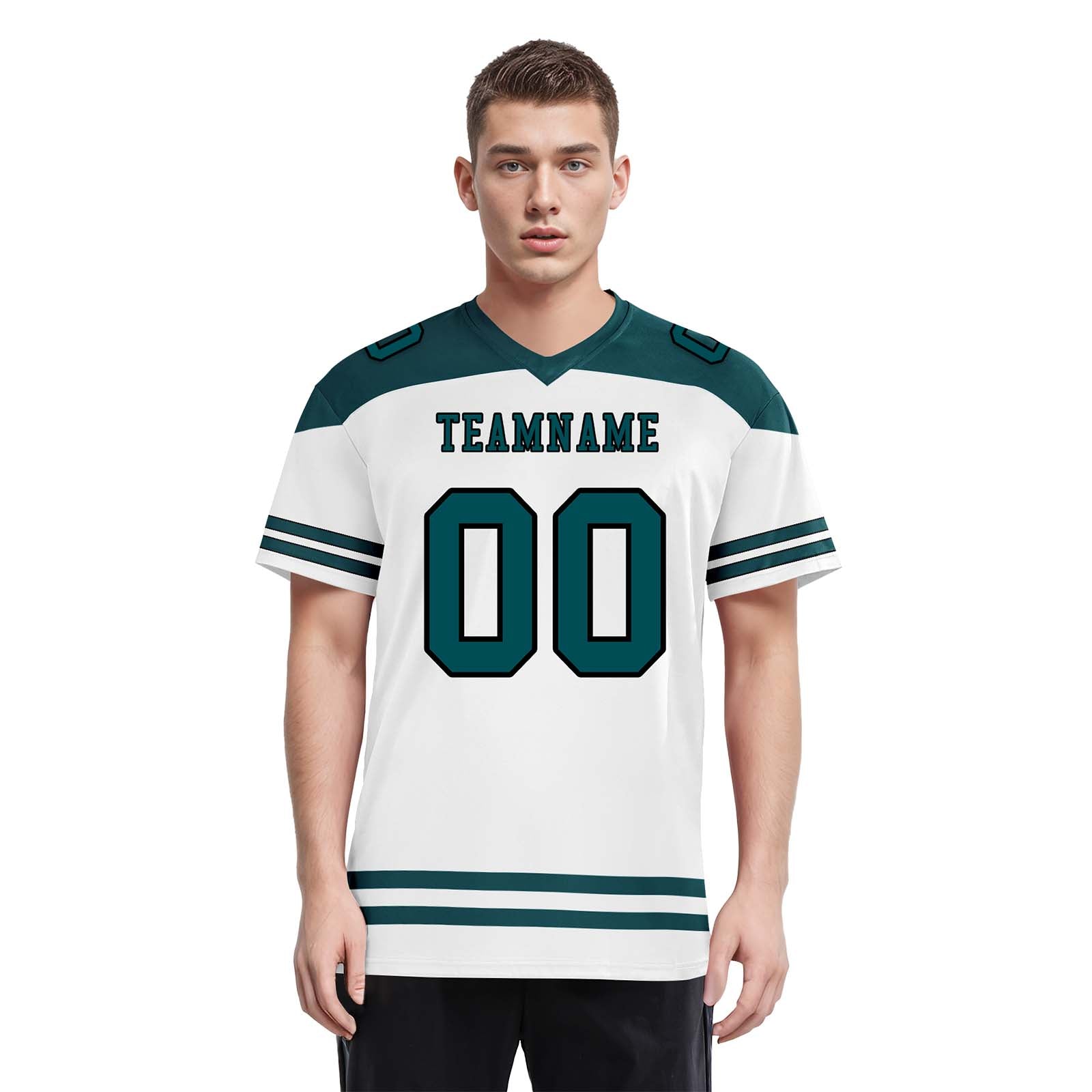 Custom Philadelphia Personalized Authentic Football Jersey FBJ02-E0607-17