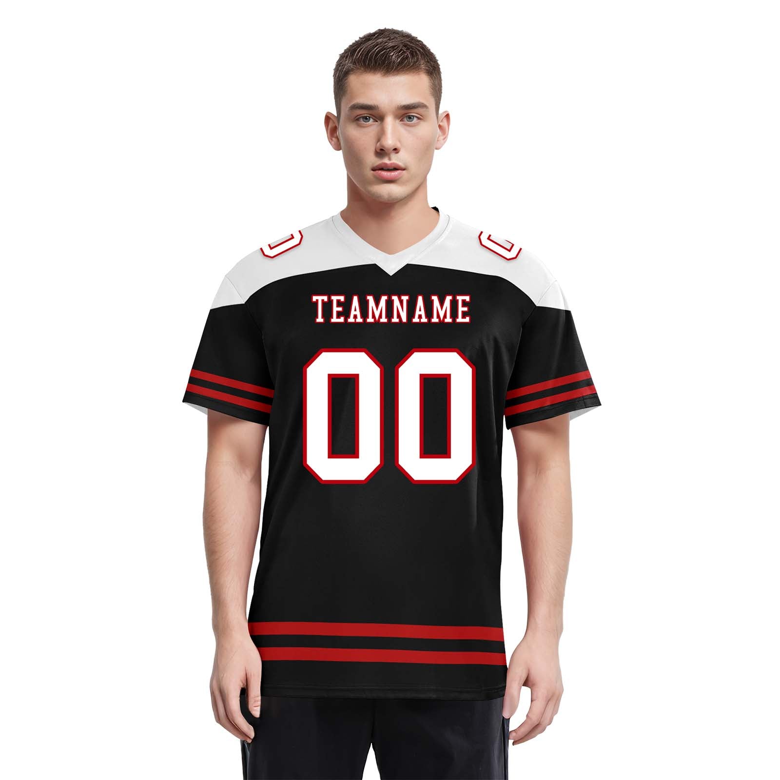 Custom Atlanta Personalized Authentic Football Jersey FBJ02-E0607-28