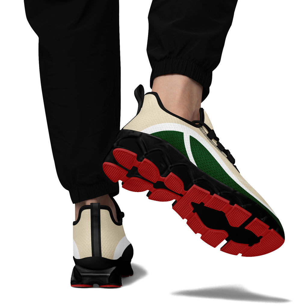 Custom Green Cream Maxsoul Shoes Personalized Sneaker FN003XD-D020391-14