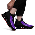 Custom Purple Black Maxsoul Shoes Personalized Sneaker FN030XD-D020388-15