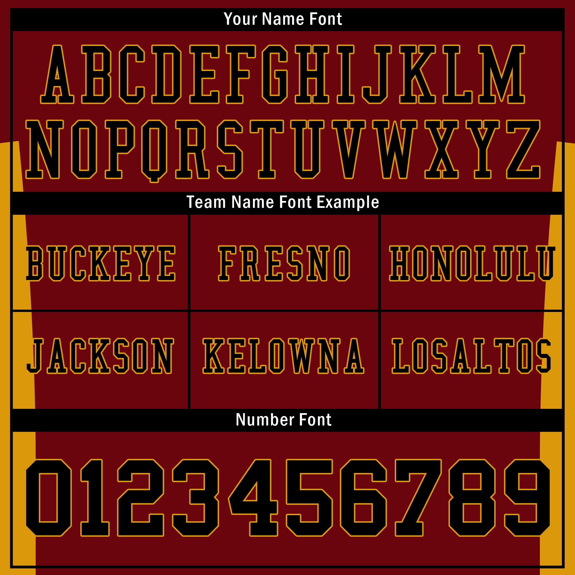 Custom Dark Red Yellow Striped Sleeves Personalized Authentic Football Jersey FBJ02-D06048