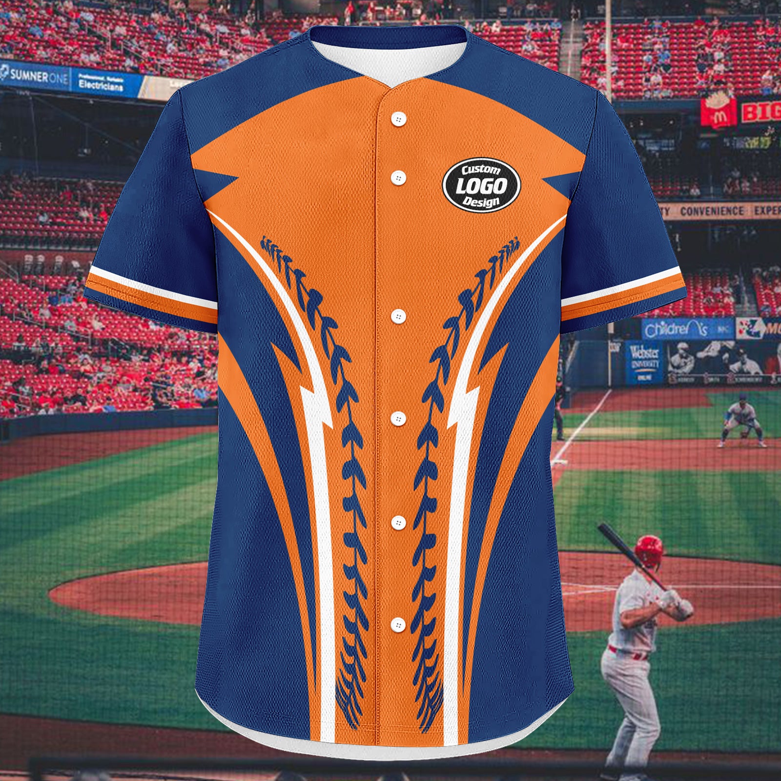 Custom Personalized Authentic Baseball Jersey BSBJ01-E023019-12