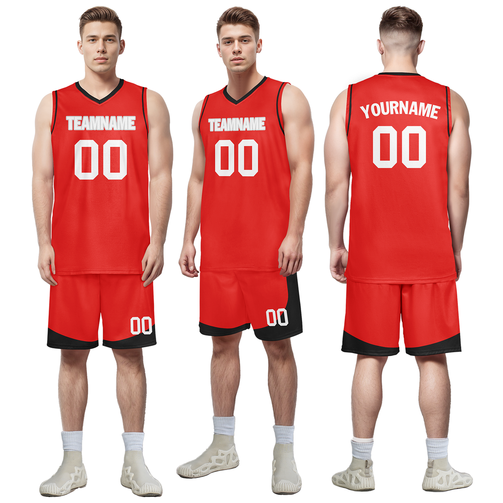 Custom Red Classic Style Sports Uniform Basketball Jersey BBJ01-bd0a70db