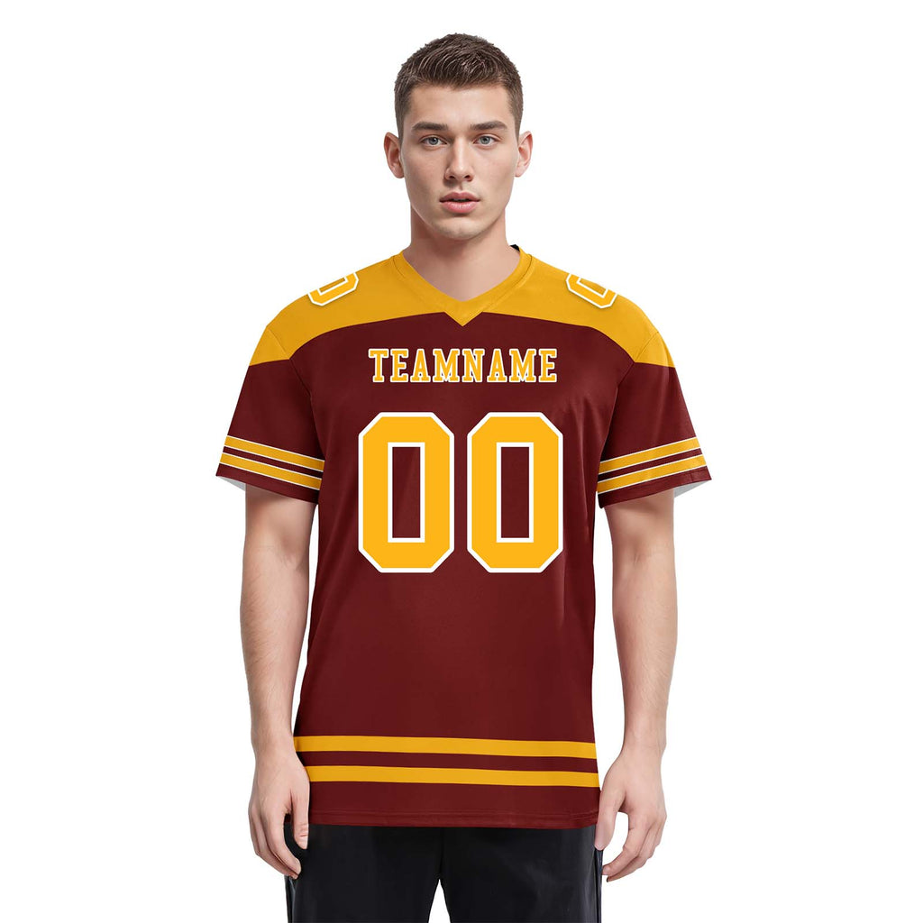 Custom Washington Personalized Authentic Football Jersey FBJ02-E0607-19