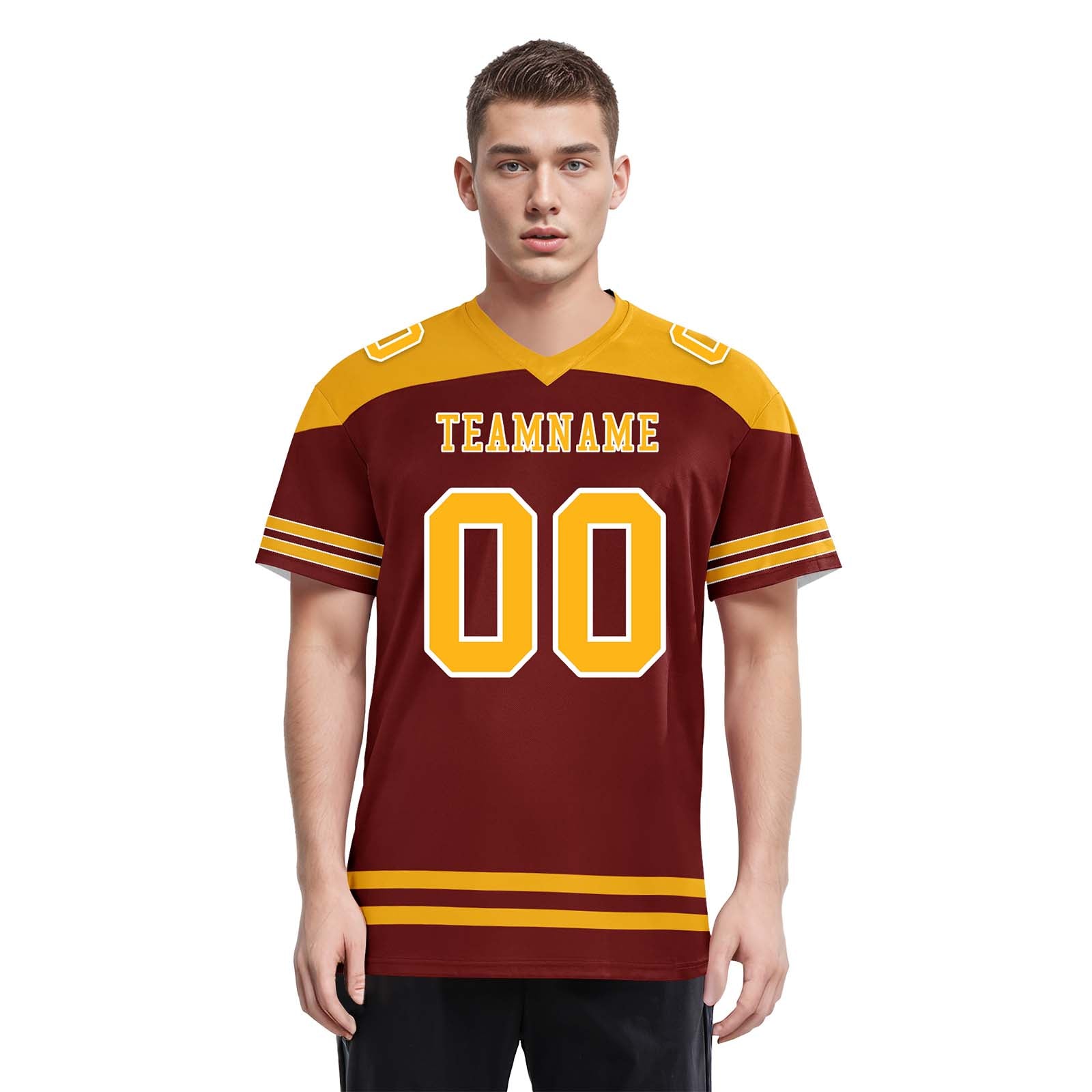 Custom Washington Personalized Authentic Football Jersey FBJ02-E0607-19