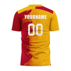 Custom Red Yellow Soccer Sets Jersey Personalized SCJ101-D020210-3