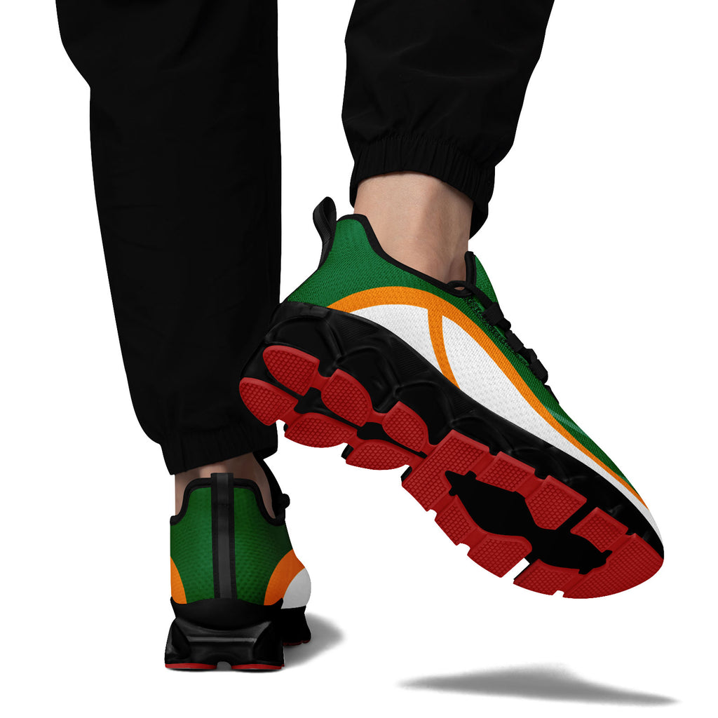 Custom Green Orange Maxsoul Shoes Personalized Sneaker FN003XD-D020391-18