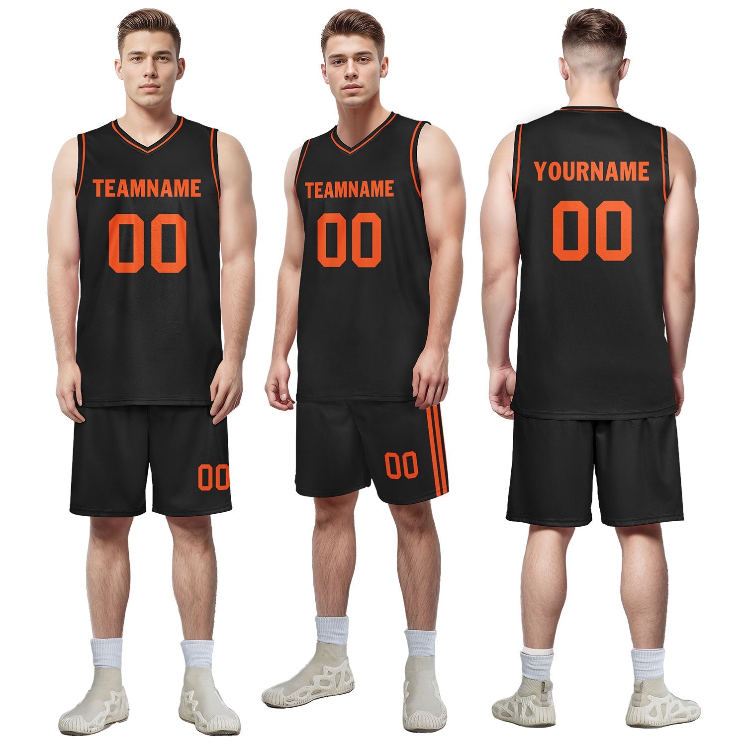 Custom Black Classic Style Sports Uniform Basketball Jersey BBJ01-D020105-7