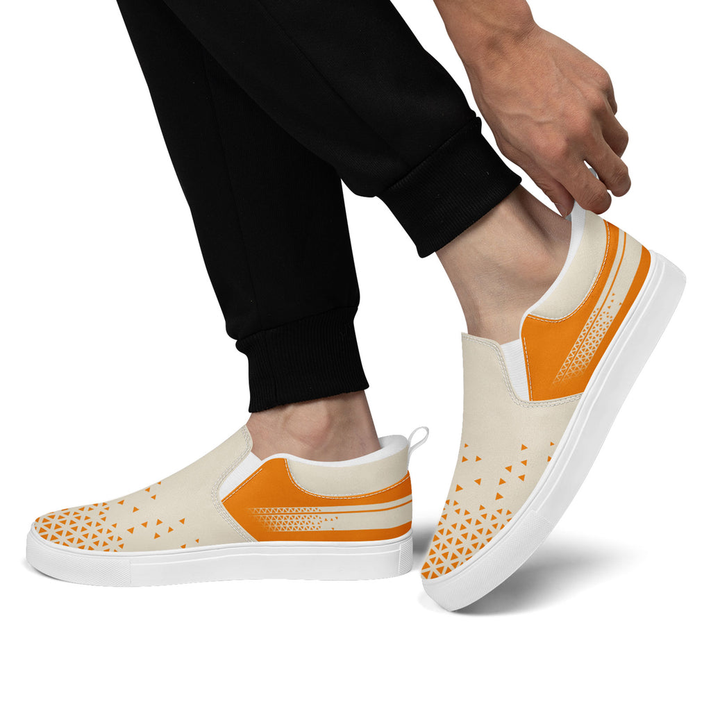 Custom Canvas Sneakers Personalized Slip On Shoes FN071-E023042-7