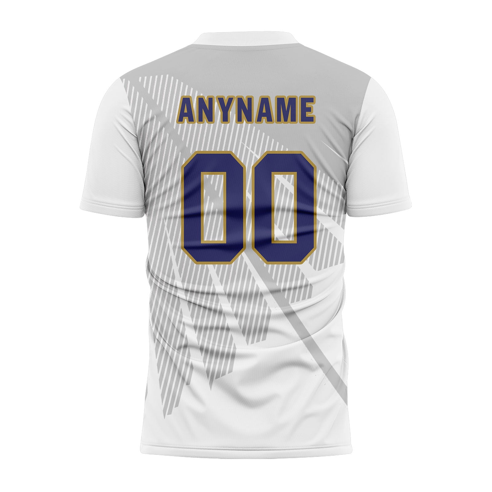 Custom Gray White Soccer Sets Jersey Personalized SCJ101-D28042