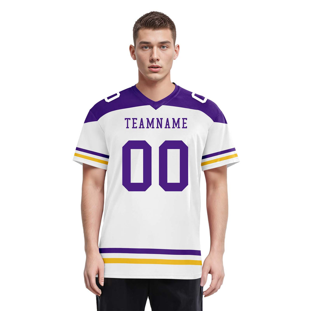 Custom Minnesota Personalized Authentic Football Jersey FBJ02-E0607-22