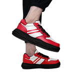 Custom Red White Kansas City Shoes Personalized Sneaker FN032-D020389-18