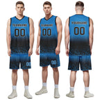 Custom Blue Black Fade Fashion Sports Uniform Basketball Jersey BBJ01-D020102-11