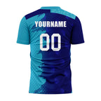 Custom Blue Soccer Sets Jersey Personalized SCJ101-D020210-9