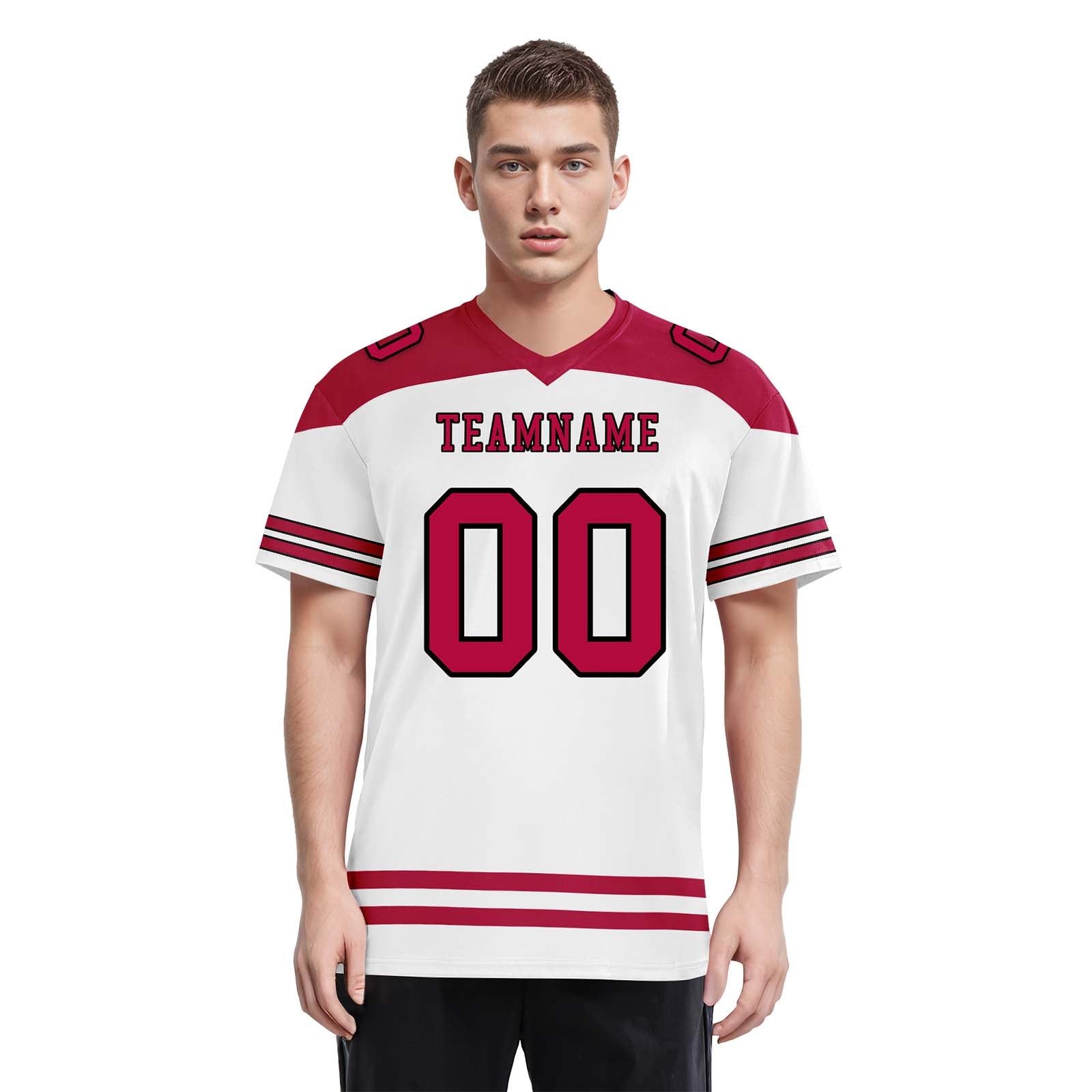 Custom Arizona Personalized Authentic Football Jersey FBJ02-E0607-32