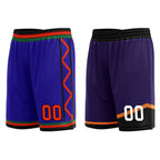 Custom Purple Green Orange Phoenix City Edition Personalized Reversible Basketball Set Sports Basketball Jersey BBJ01R-D0610-24