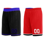 Custom Black Purple Red Toronto City Edition Personalized Reversible Basketball Set Sports Basketball Jersey BBJ01R-D0610-28-COOLMAX