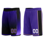Custom Black Purple Los Angeles City Edition Personalized Reversible Basketball Set Sports Basketball Jersey BBJ01R-D0610-14-COOLMAX