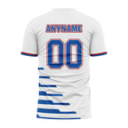 Custom White Blue Soccer Sets Jersey Personalized SCJ101-D28029