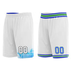 Custom Gradient Blue White Minnesota City Edition Personalized Reversible Basketball Set Sports Basketball Jersey BBJ01R-D0610-18