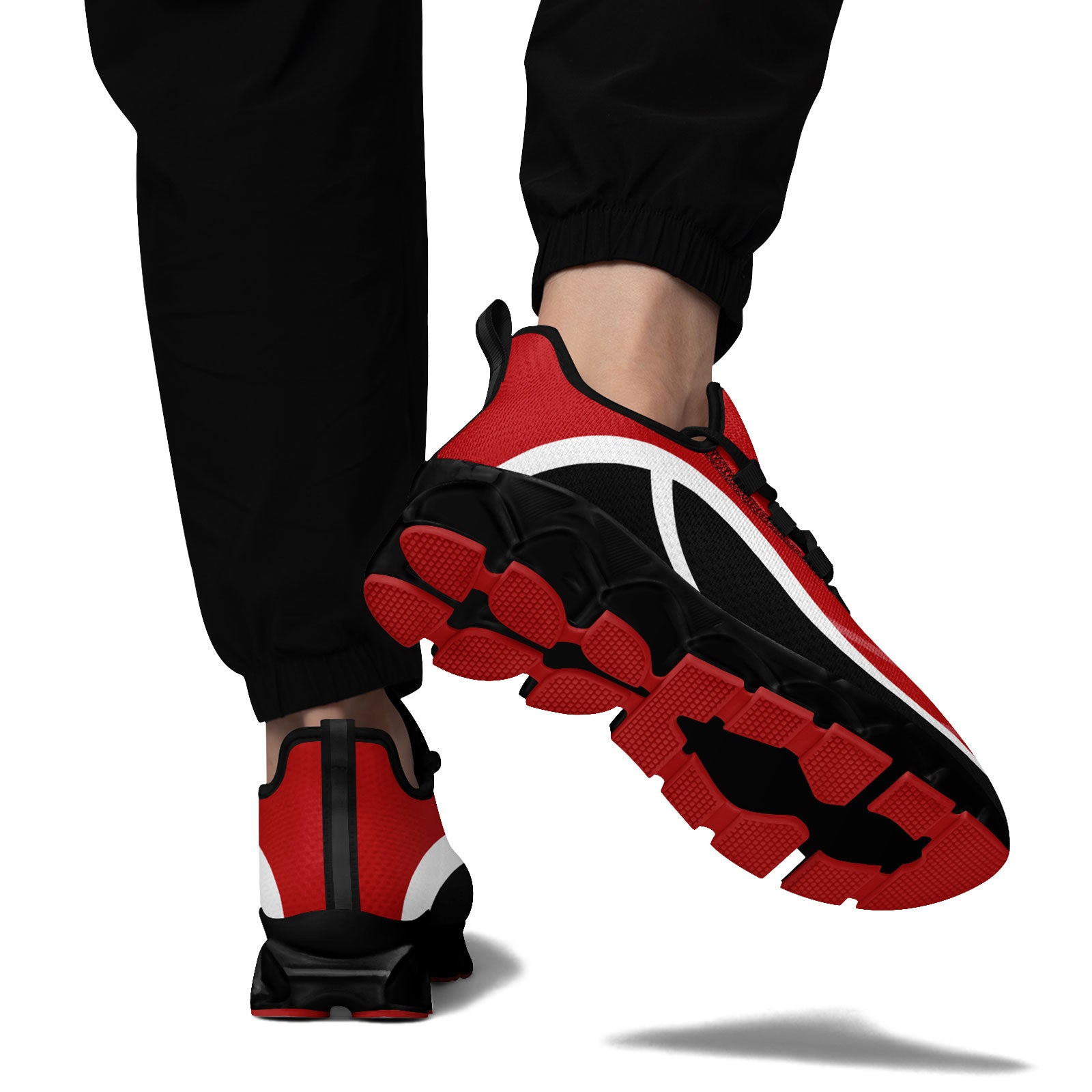Custom Red Black Maxsoul Shoes Personalized Sneaker FN003XD-D020391-2