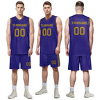 Custom Purple Classic Style Sports Uniform Basketball Jersey BBJ01-D020105-3