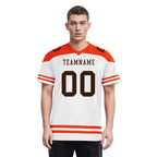 Custom Cleveland Personalized Authentic Football Jersey FBJ02-E0607-8