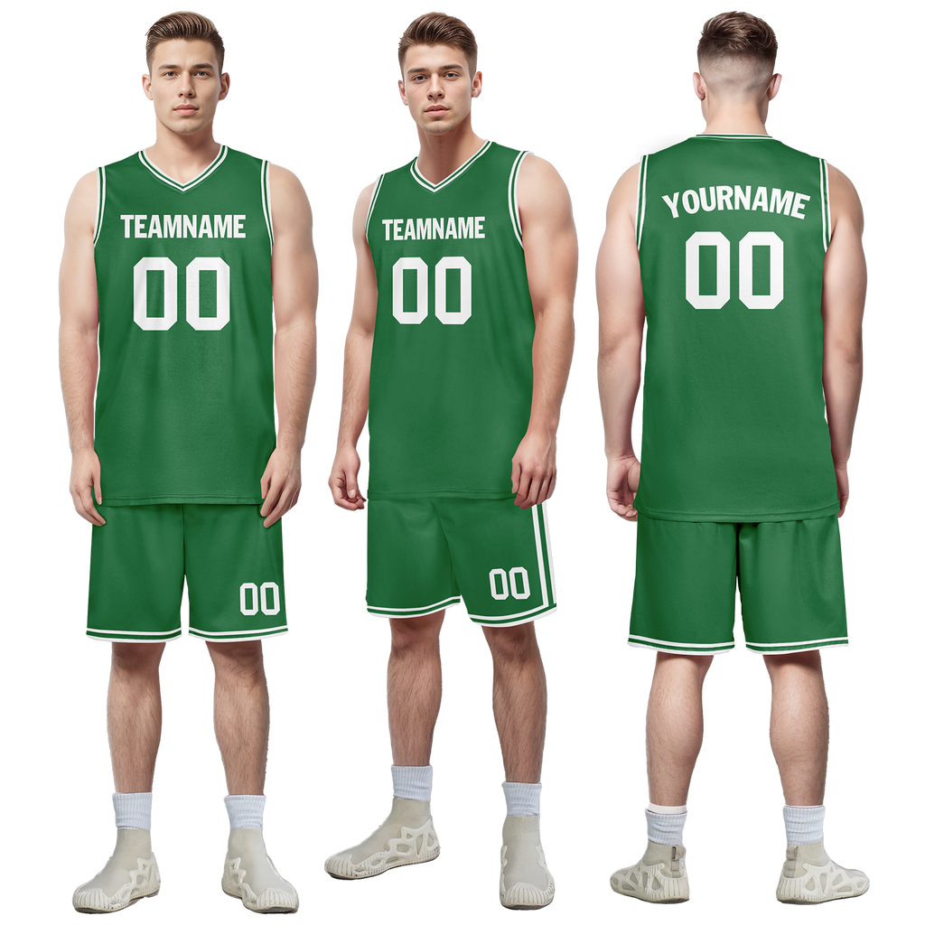 Custom Green Classic Style Sports Uniform Basketball Jersey BBJ01-bd0a700a